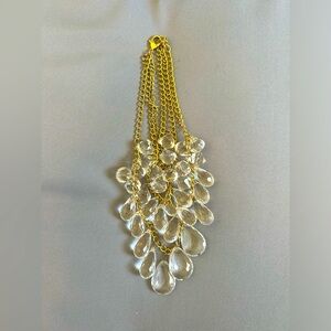 Mega Sparkle Chandelier Bib Necklace